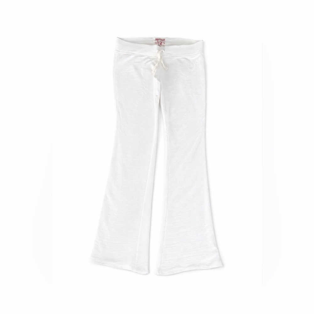 True Religion Cream Flared Jeans
